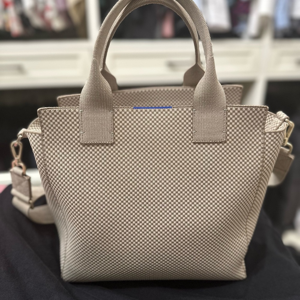Rothy's Tan Tote Bag with Structured Design